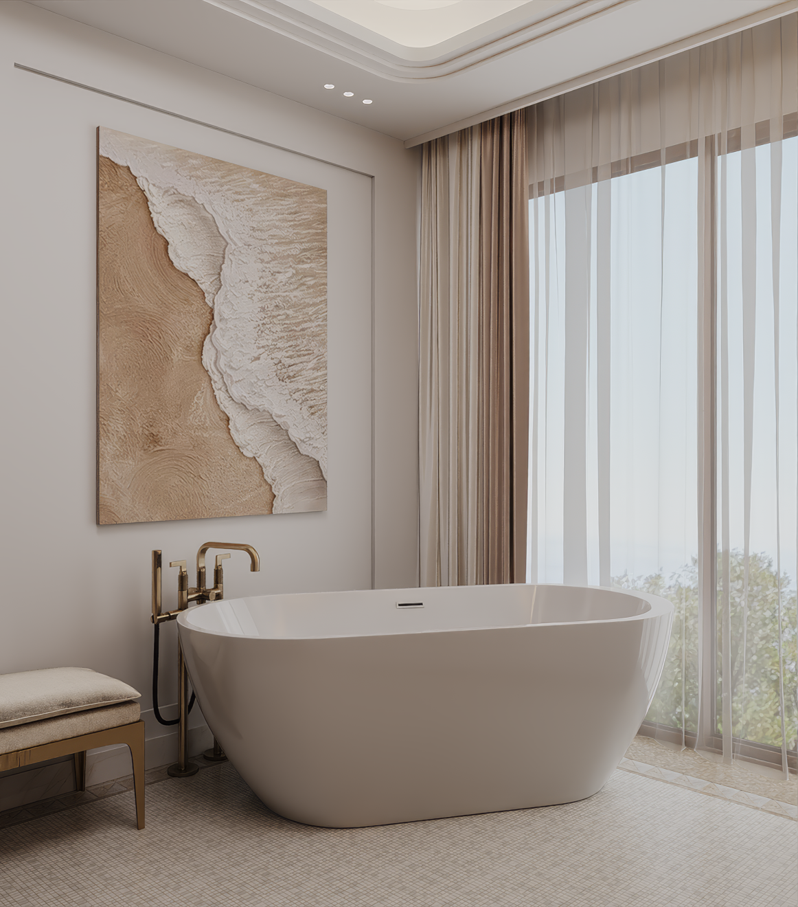 Villa J, Cap-d-A’il. Irina Balykina — Interior 3D Visualization