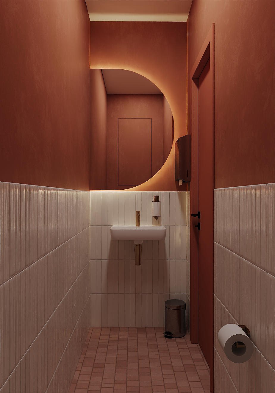 PIZZERIA PATE FINE, LA COLLE-SUR-LOUP. Irina Balykina — Interior 3D Visualization