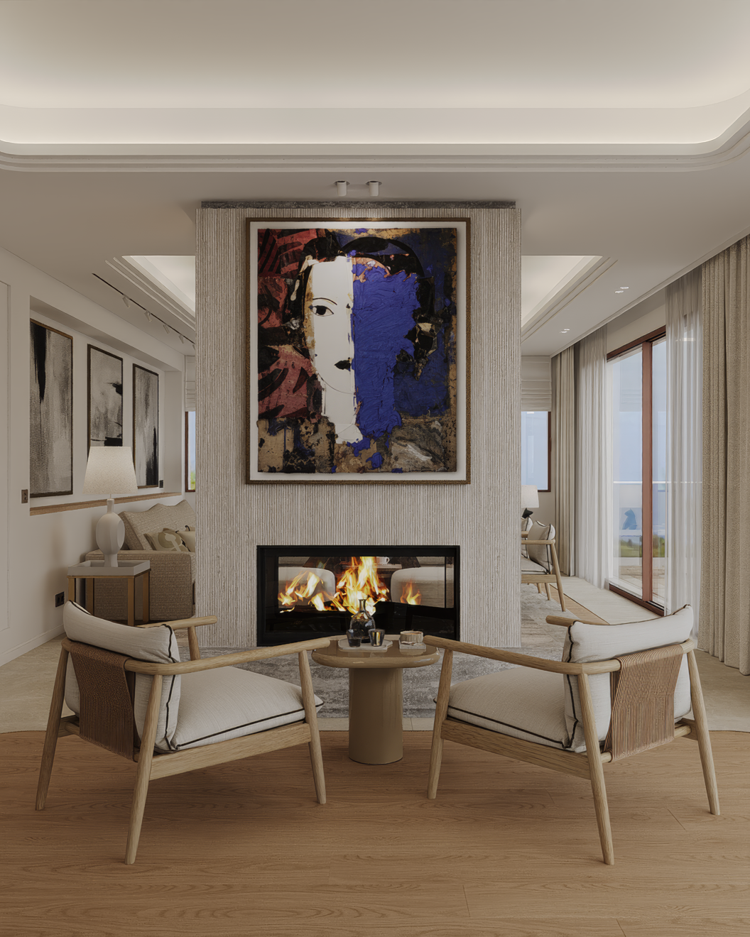 Villa J, Cap-d-A’il. Irina Balykina — Interior 3D Visualization