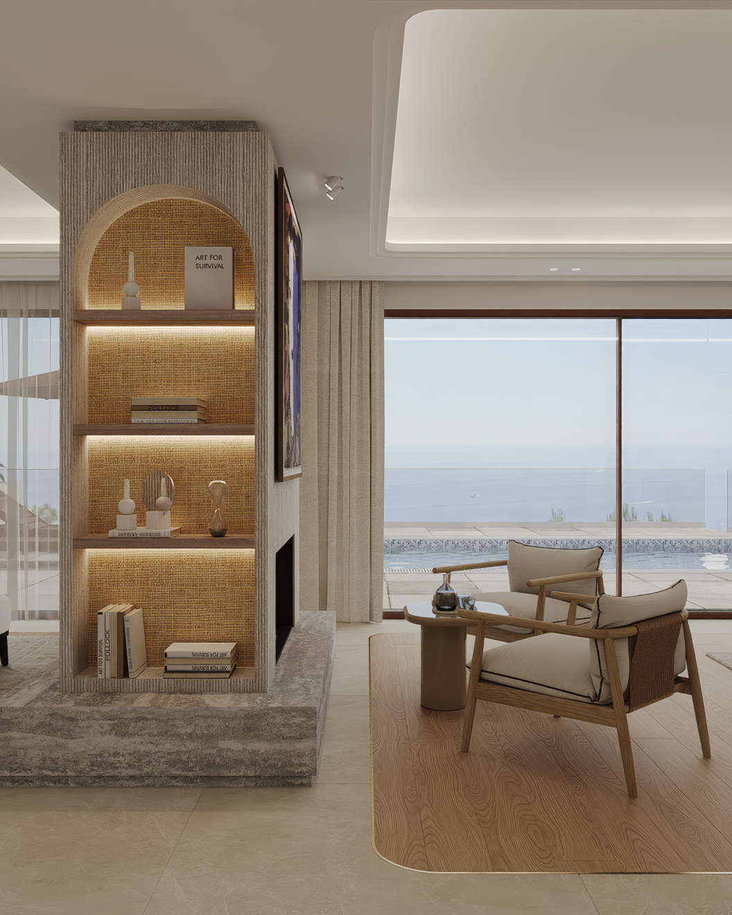 Villa J, Cap-d-A’il. Irina Balykina — Interior 3D Visualization