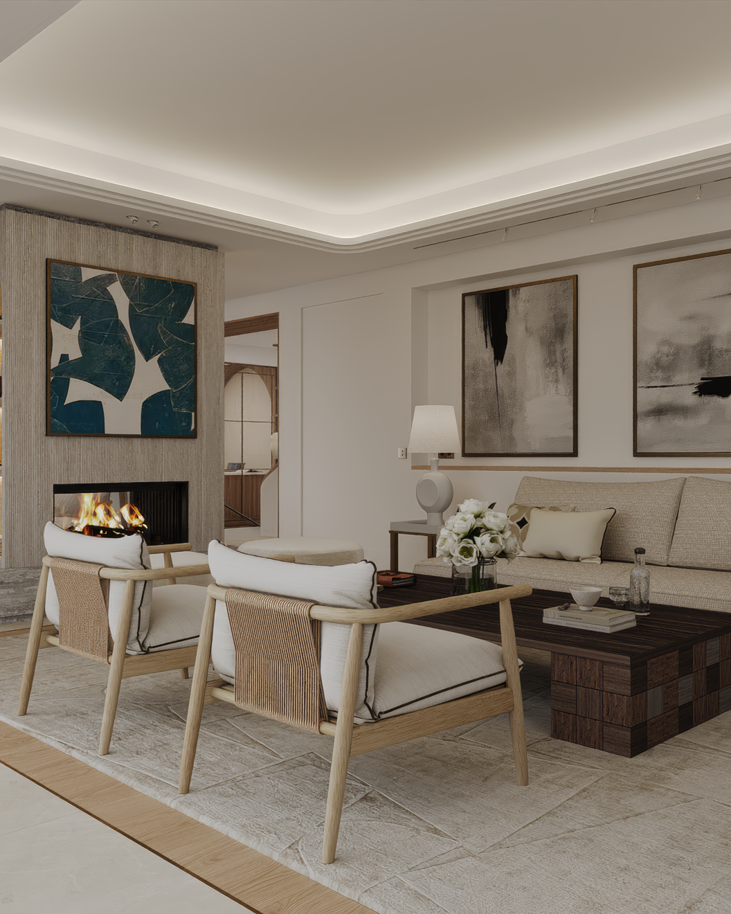 Villa J, Cap-d-A’il. Irina Balykina — Interior 3D Visualization