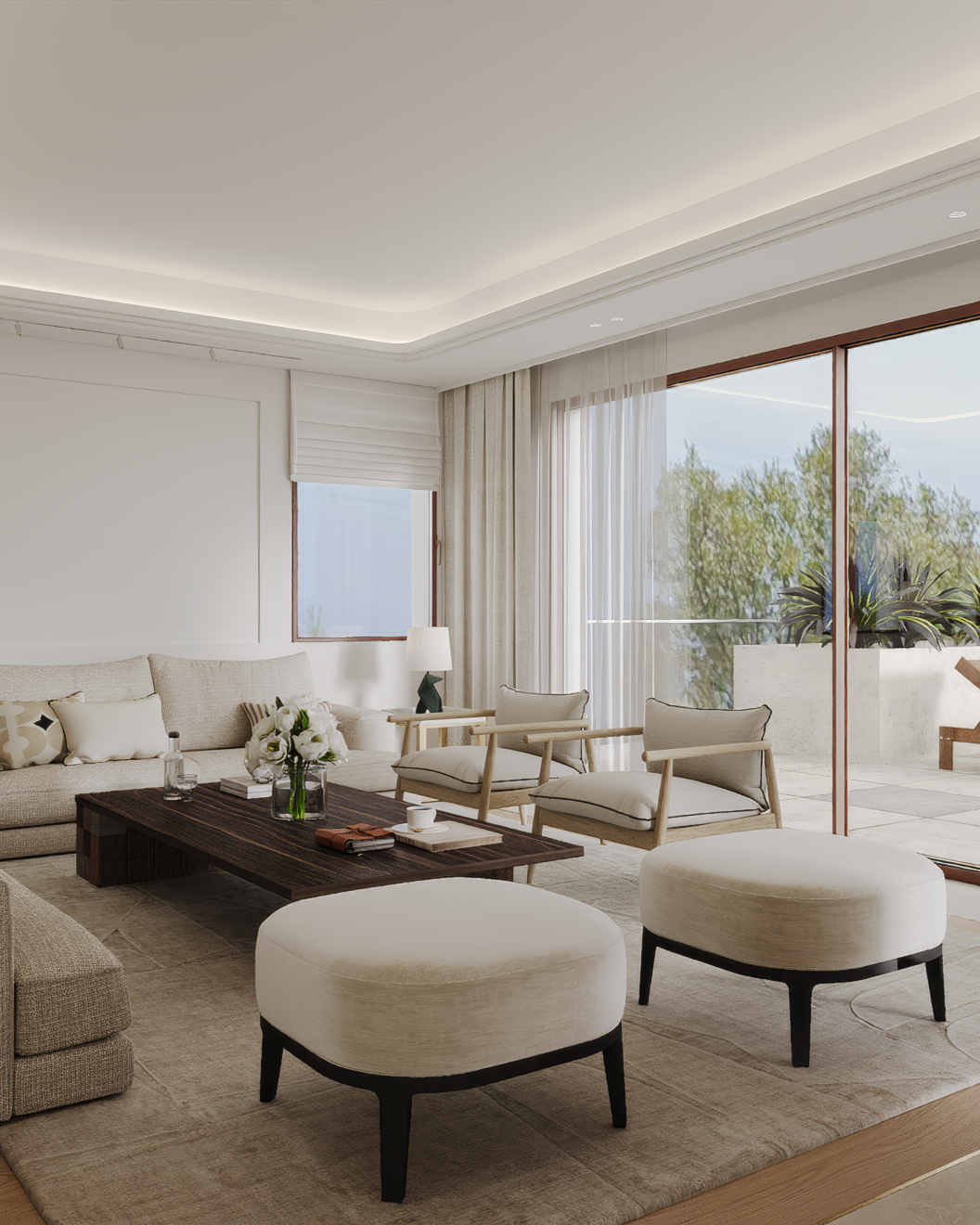 Villa J, Cap-d-A’il. Irina Balykina — Interior 3D Visualization