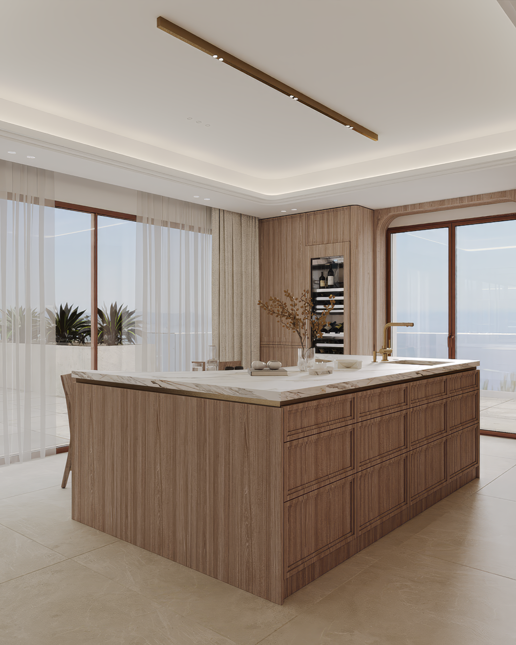 Villa J, Cap-d-A’il. Irina Balykina — Interior 3D Visualization