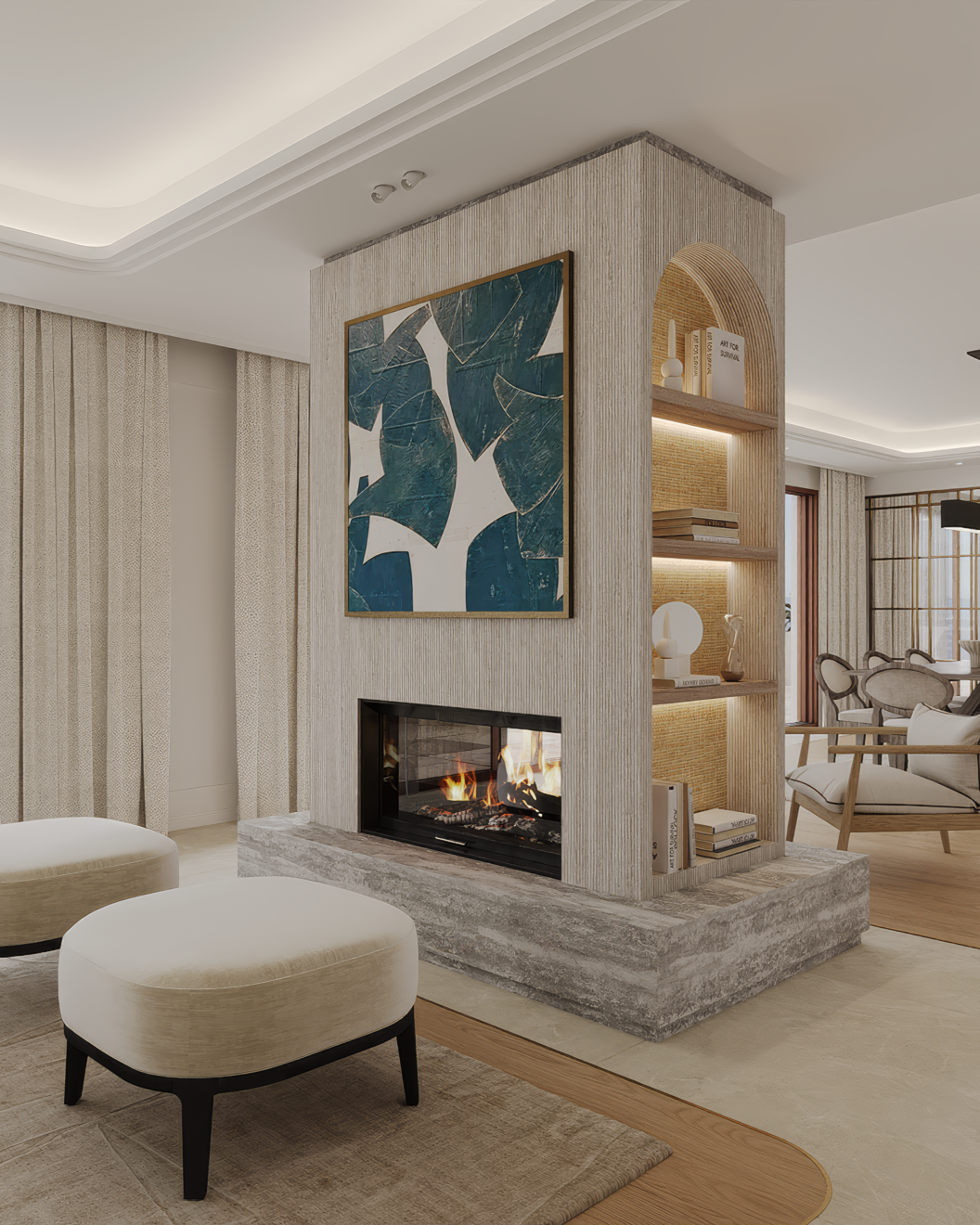 Villa J, Cap-d-A’il. Irina Balykina — Interior 3D Visualization