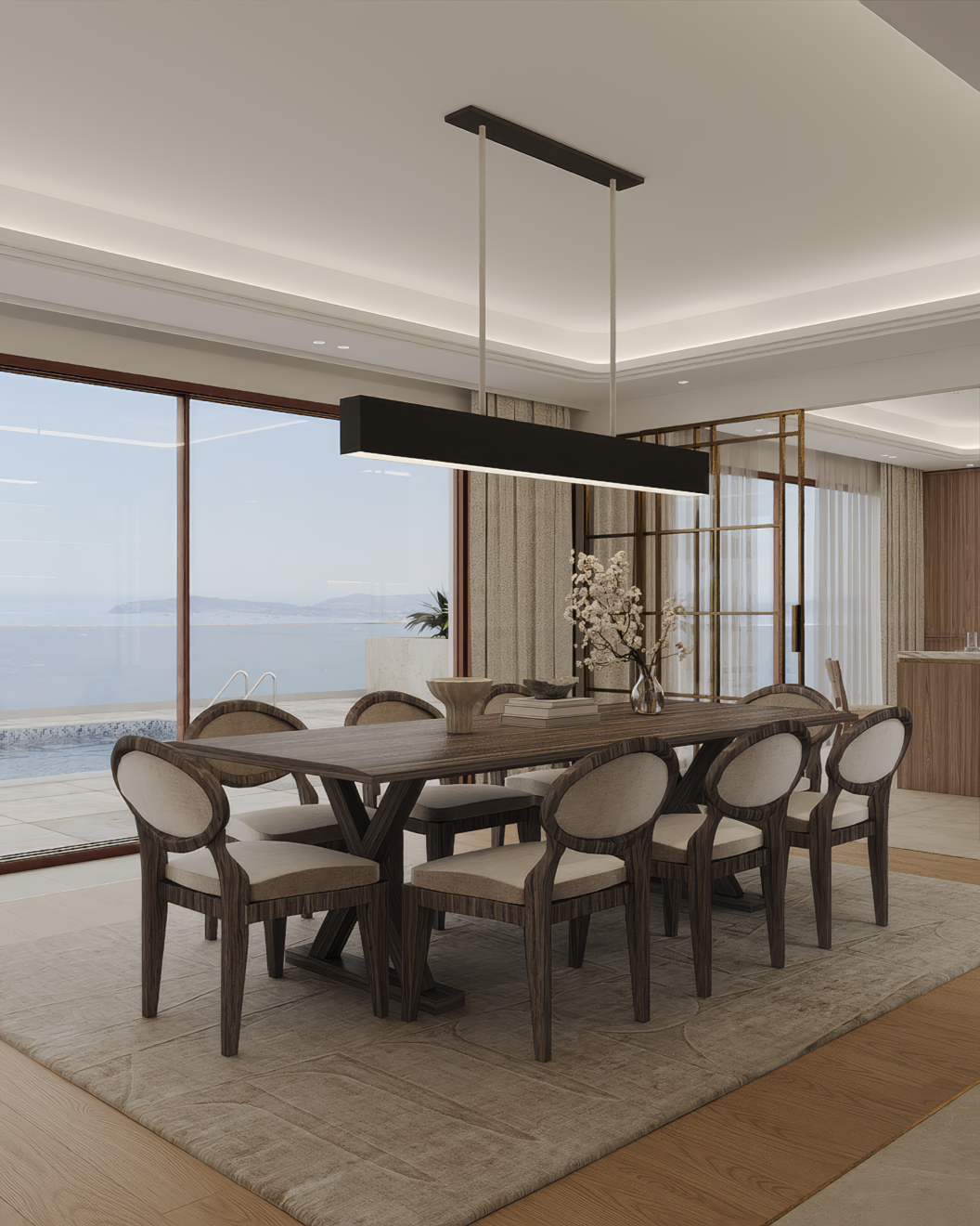Villa J, Cap-d-A’il. Irina Balykina — Interior 3D Visualization