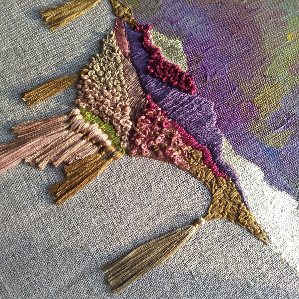 Origin of color. Artist Ekaterina Prisich