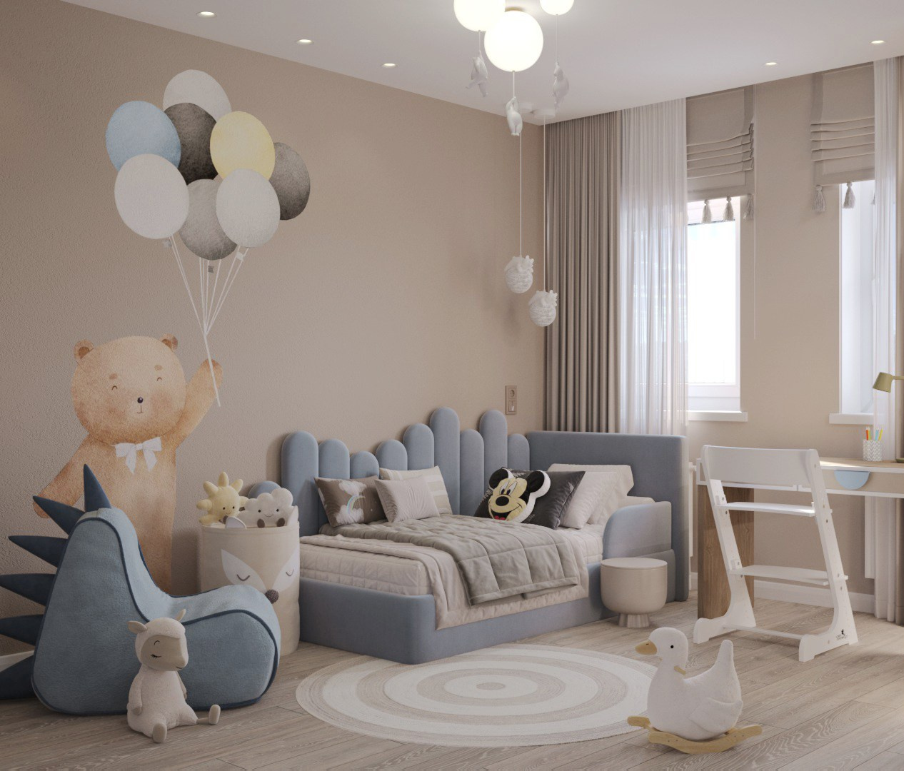 Квартира 54 м² г. Иркутск. ПРОЕКТИРОВАНИЕ ИНТЕРЬЕРОВ И АРХИТЕКТУРНЫХ РЕШЕНИЙ В СТУДИИ SHELOFAST DESIGN