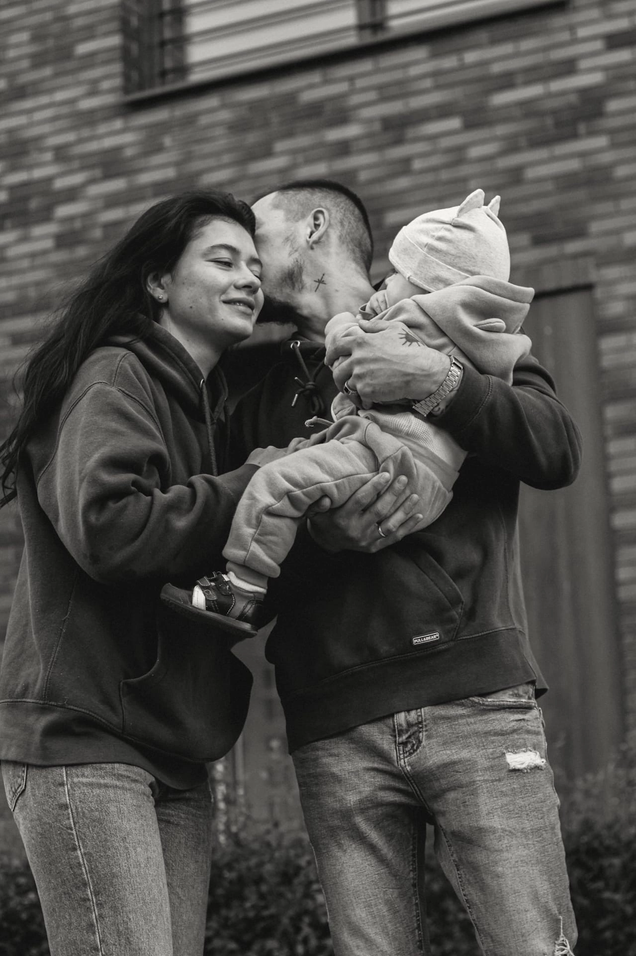 Анечка с папой и мамой. Семейный фотограф Полина Легачева