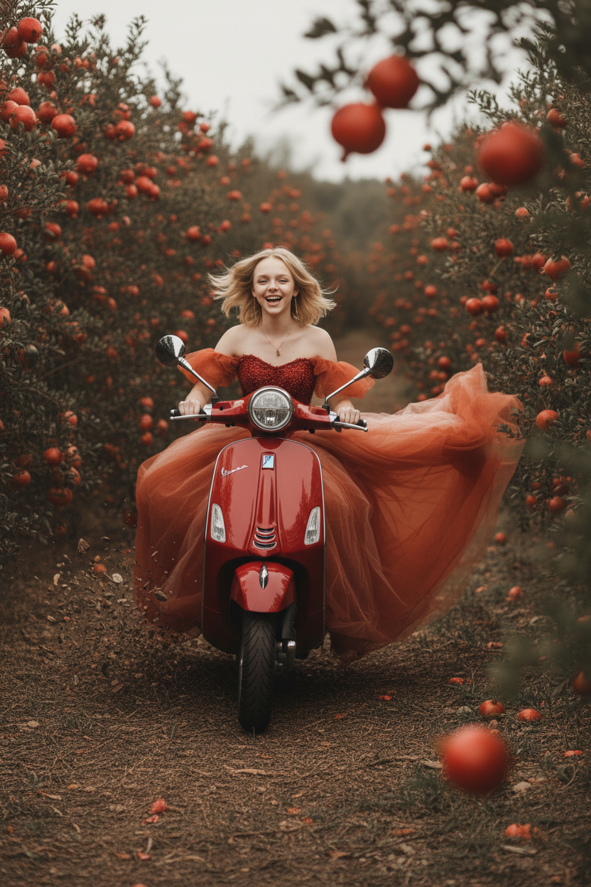 В гранатовом саду. Шаблоны и дизайны выпускных альбомов и фотокниг