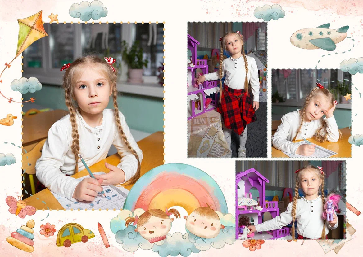 Выпускной альбом | детский сад. Фотограф Абакумова Анастасия