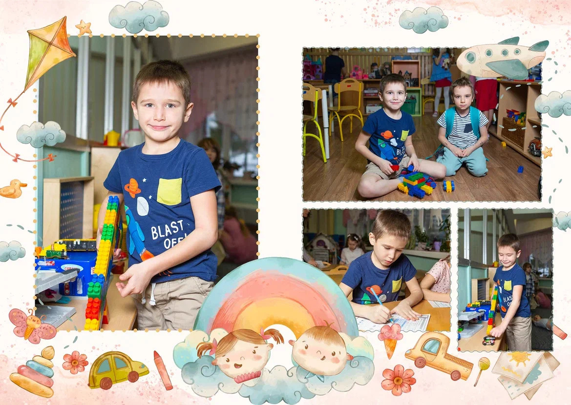 Выпускной альбом | детский сад. Фотограф Абакумова Анастасия