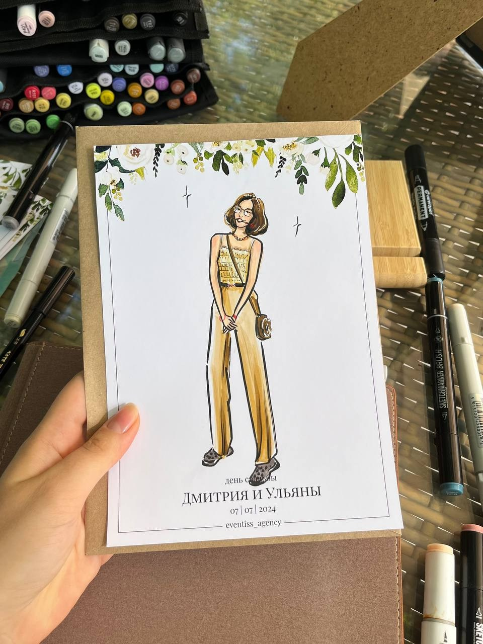 рисование людей на мероприятии