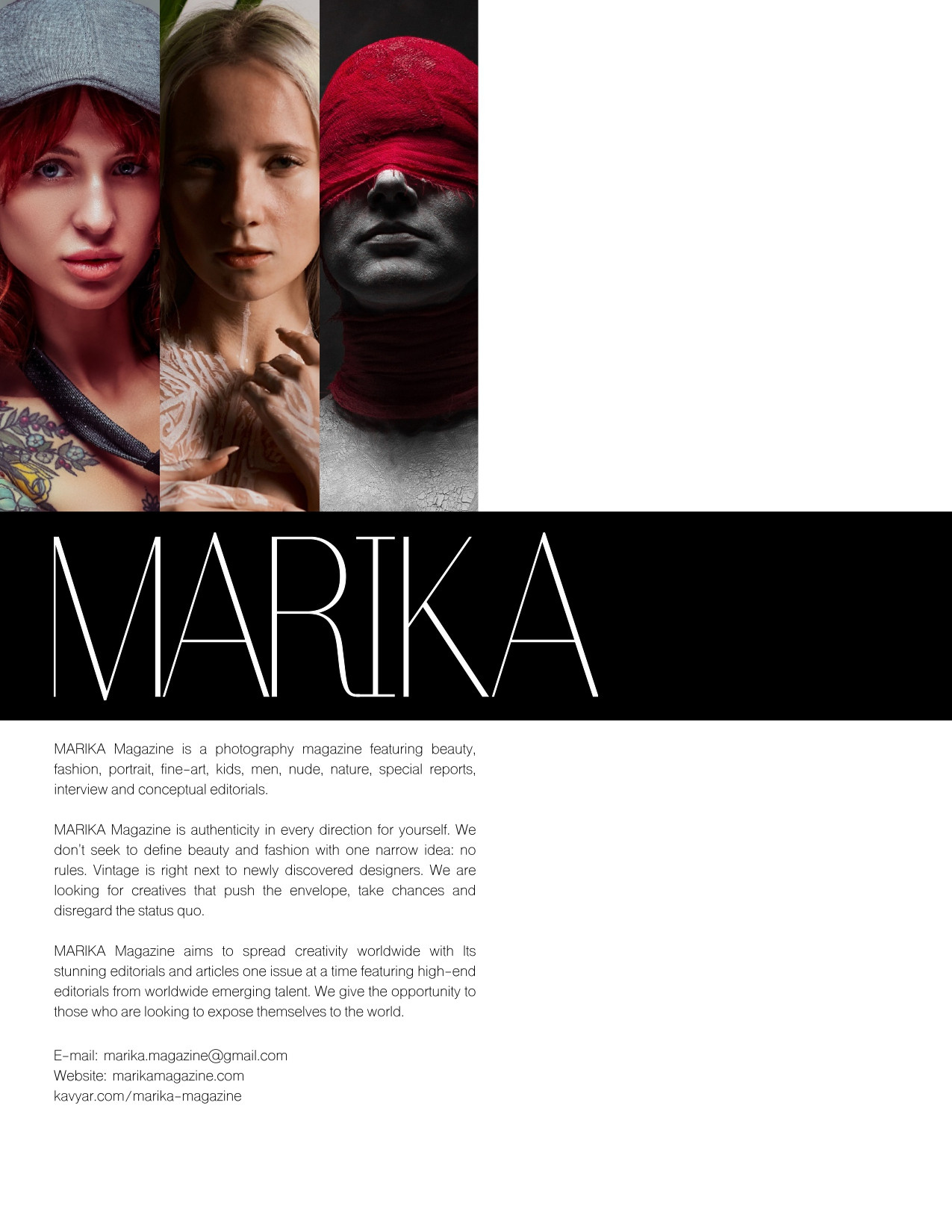 Журнал «Marika» december 2022. Фотограф Камчатка