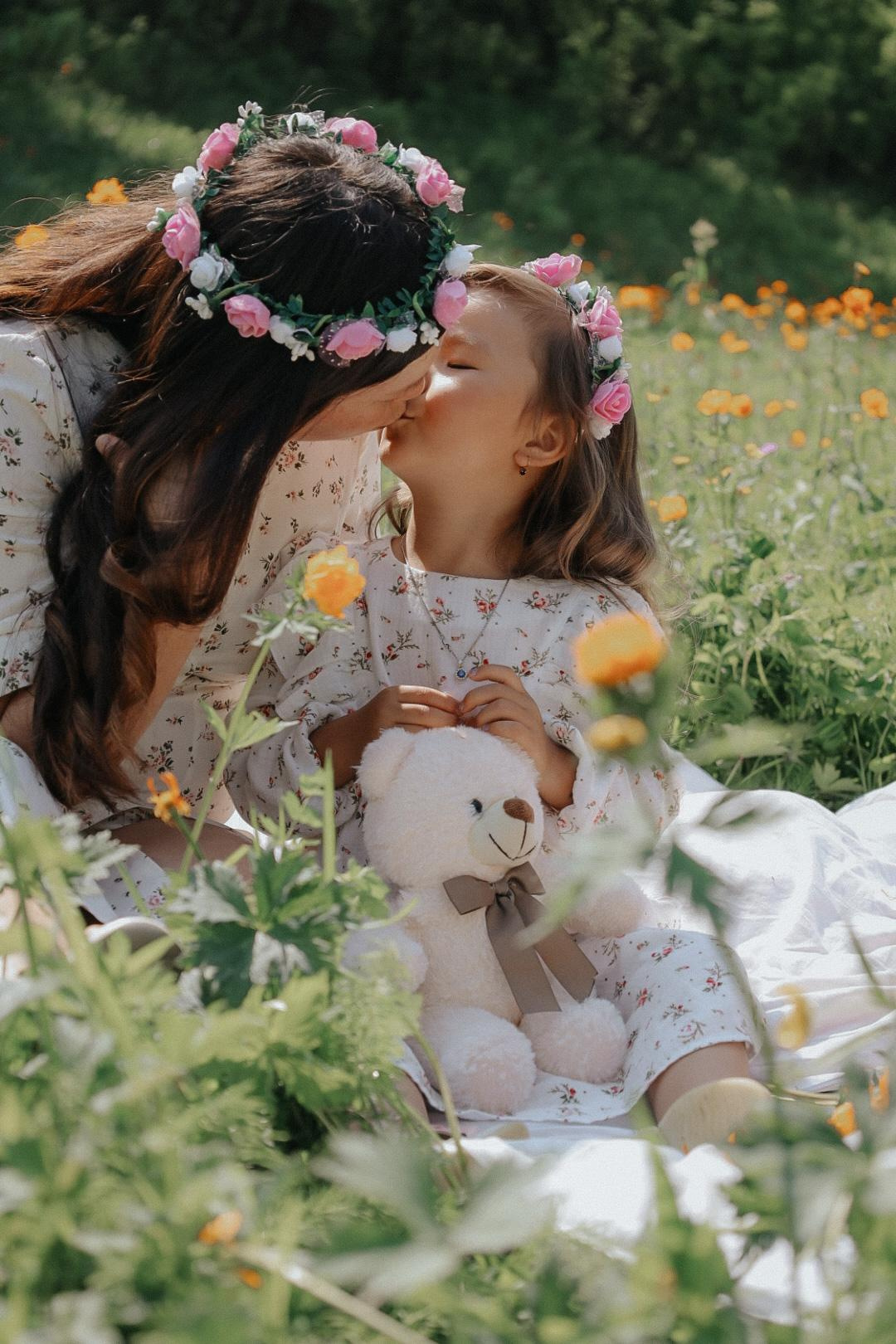 Ева и мама. Фотограф Горный Алтай