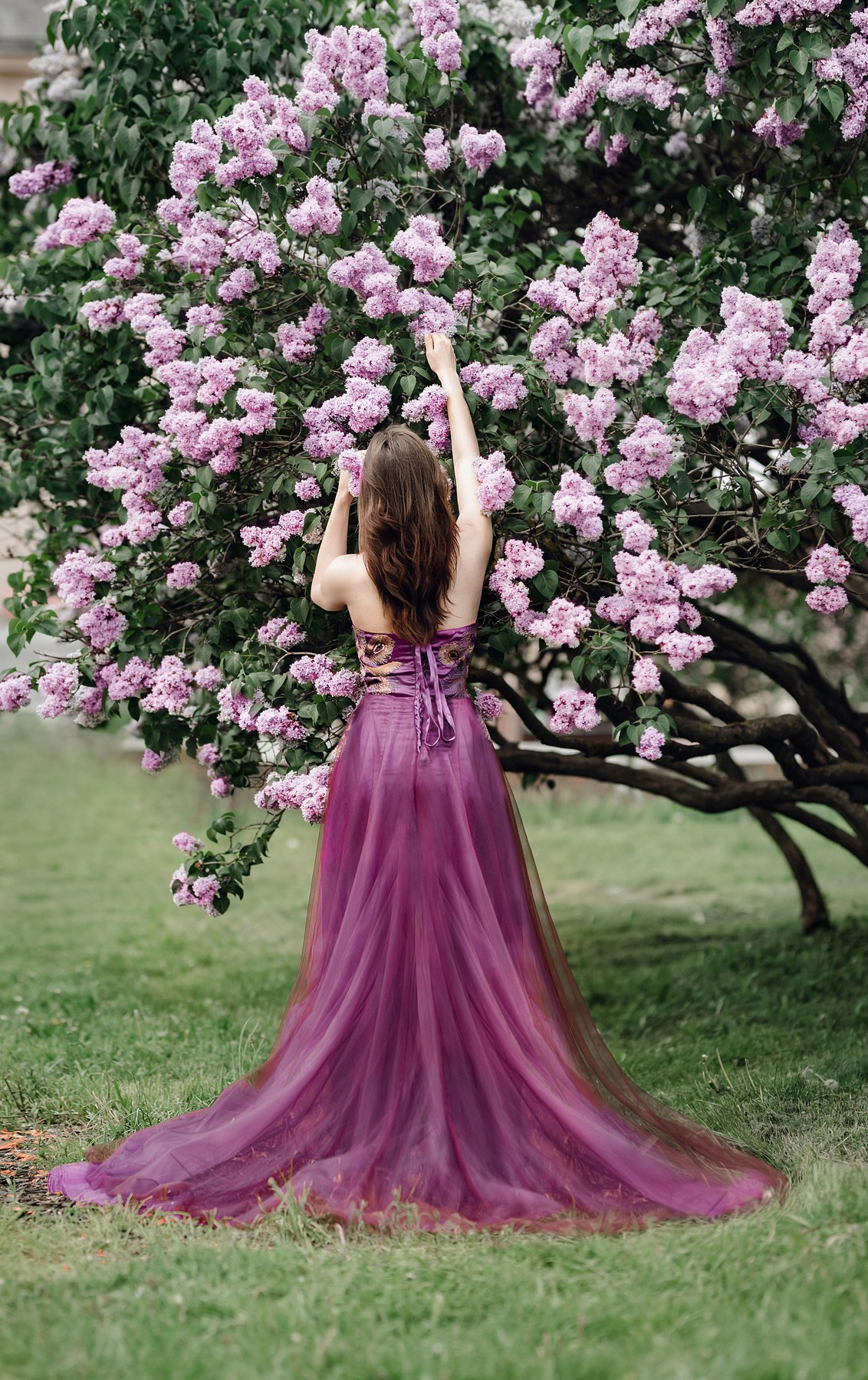 Наталья в сирени. Свадебный и семейный фотограф в Туле Ксения Сильвер