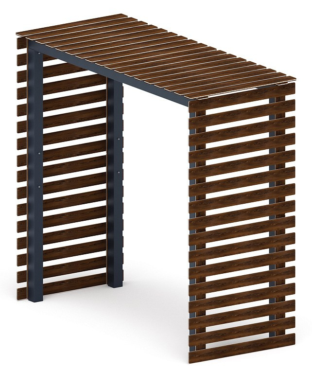 Пергола беседка - МФ 77.05.01-01 /без поликарбоната/ Габариты (ШхДхВ): 1200x2830x2630 мм 