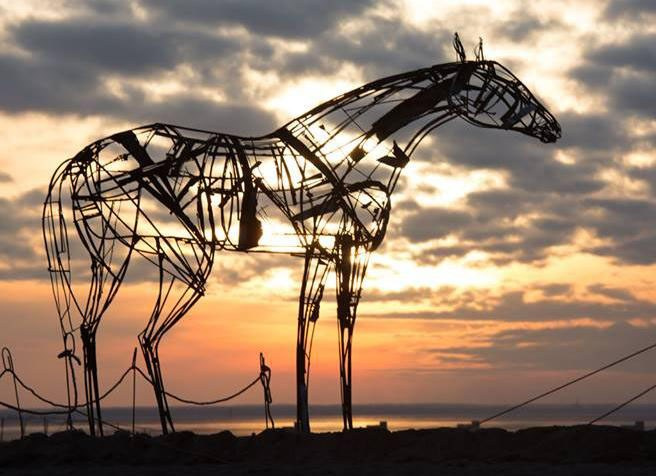 Нежная лошадь_СПб_2014. Художник — скульптор Антонина Фатхуллина