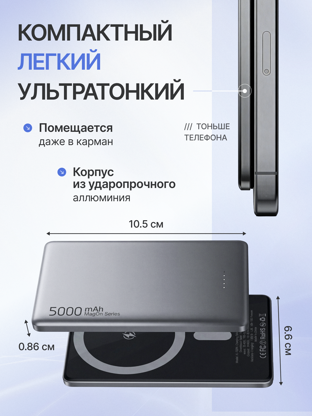 Powerbank. Инфографика для маркетплейсов — khdesign_wb