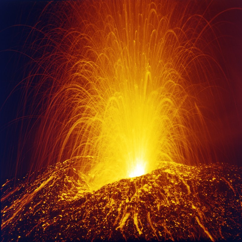 извержение в-на Алаид, Курилы. 1972г.