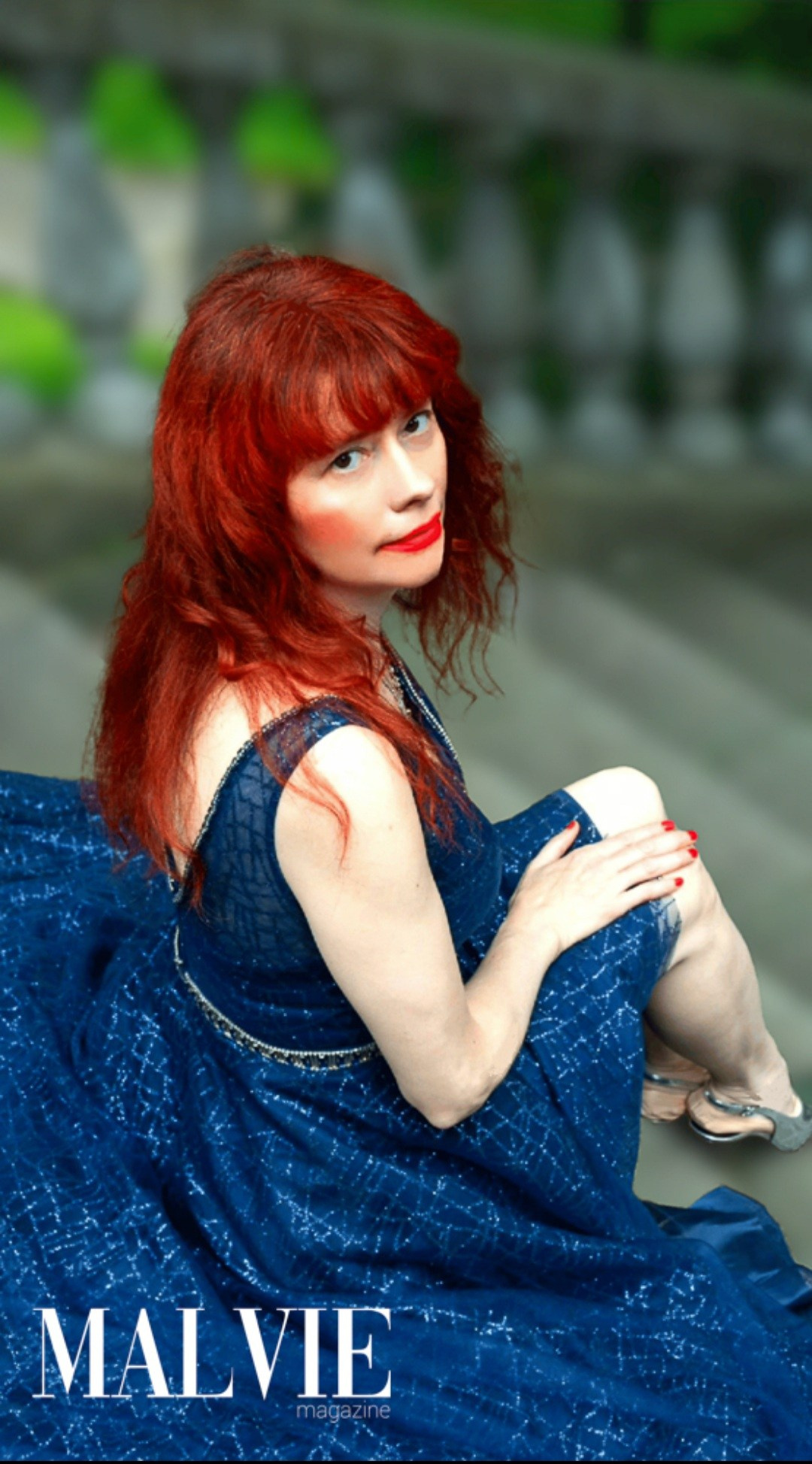 Model French magazine Malvie Svetlana Fatyanova. Светлана Фатьянова