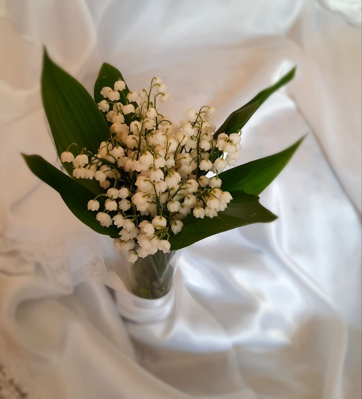 Чудесные, нежные ландыши, как один из вариантов букета невесты.  свадьба 2023, свадебный букет, свадебный букет невесты