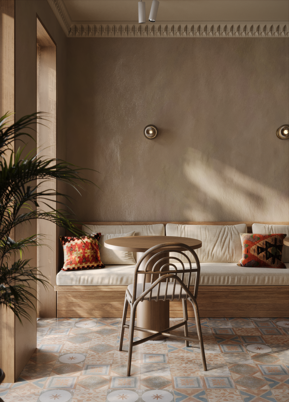 Кафе-магазин в южном стиле. Дизайн интерьера в Крыму