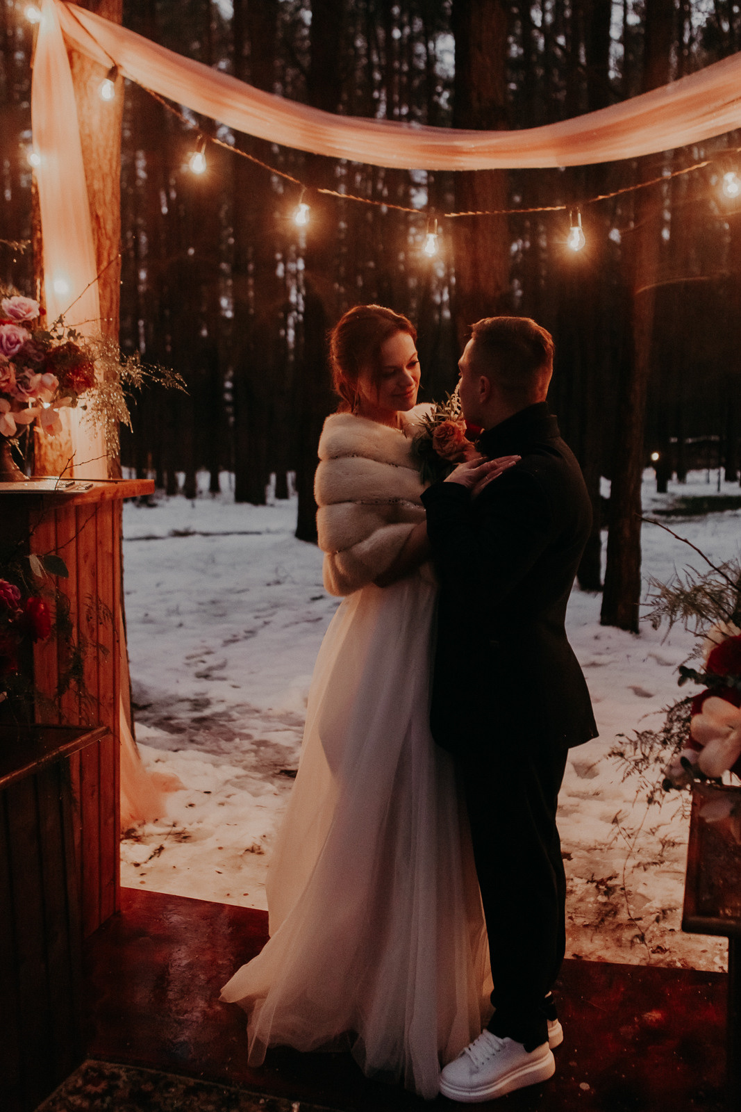 Зимняя свадьба в Пайн Ривере. Свадебное фото и видео Москва Кристина Музыка