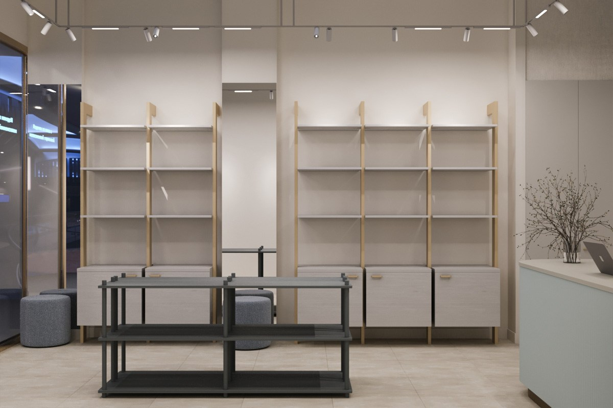 Saint Petersburg, shopping mall Gallery. Olga Goldina architectural interior design, styling and staging