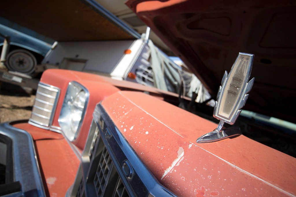 Ретро- авторазборка, США, 2013. Фотограф Василий Буланов