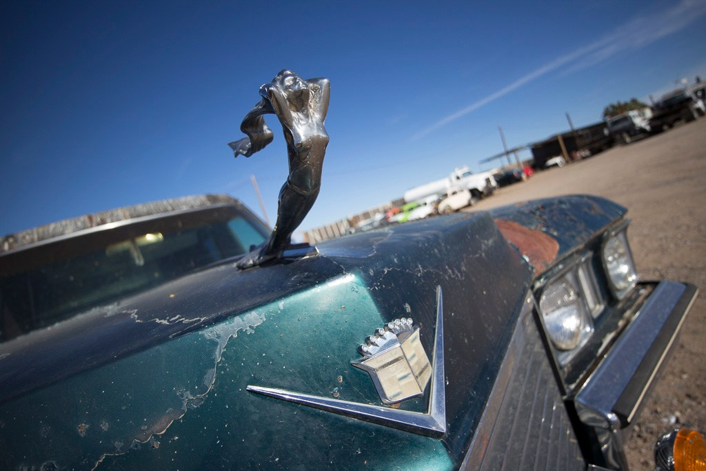 Ретро- авторазборка, США, 2013. Фотограф Василий Буланов