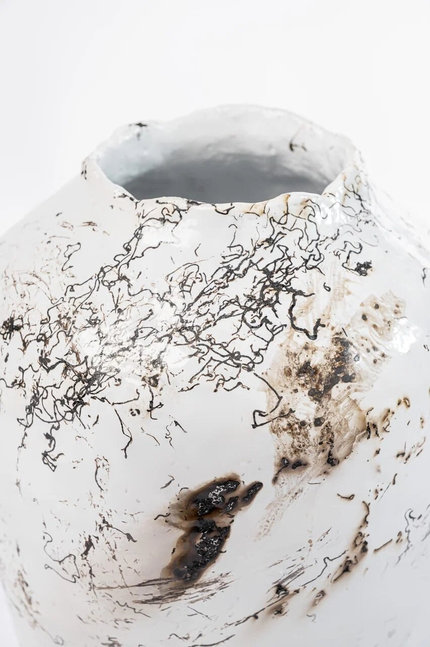 Ваза «Кружево раку». Арт-керамика Катерины Жизневской