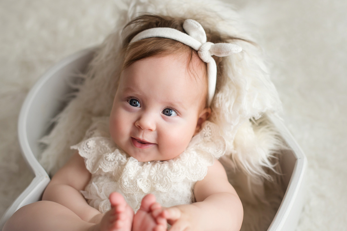 Аделина 7 месяцев. Фотограф новорожденных Елена Панова
