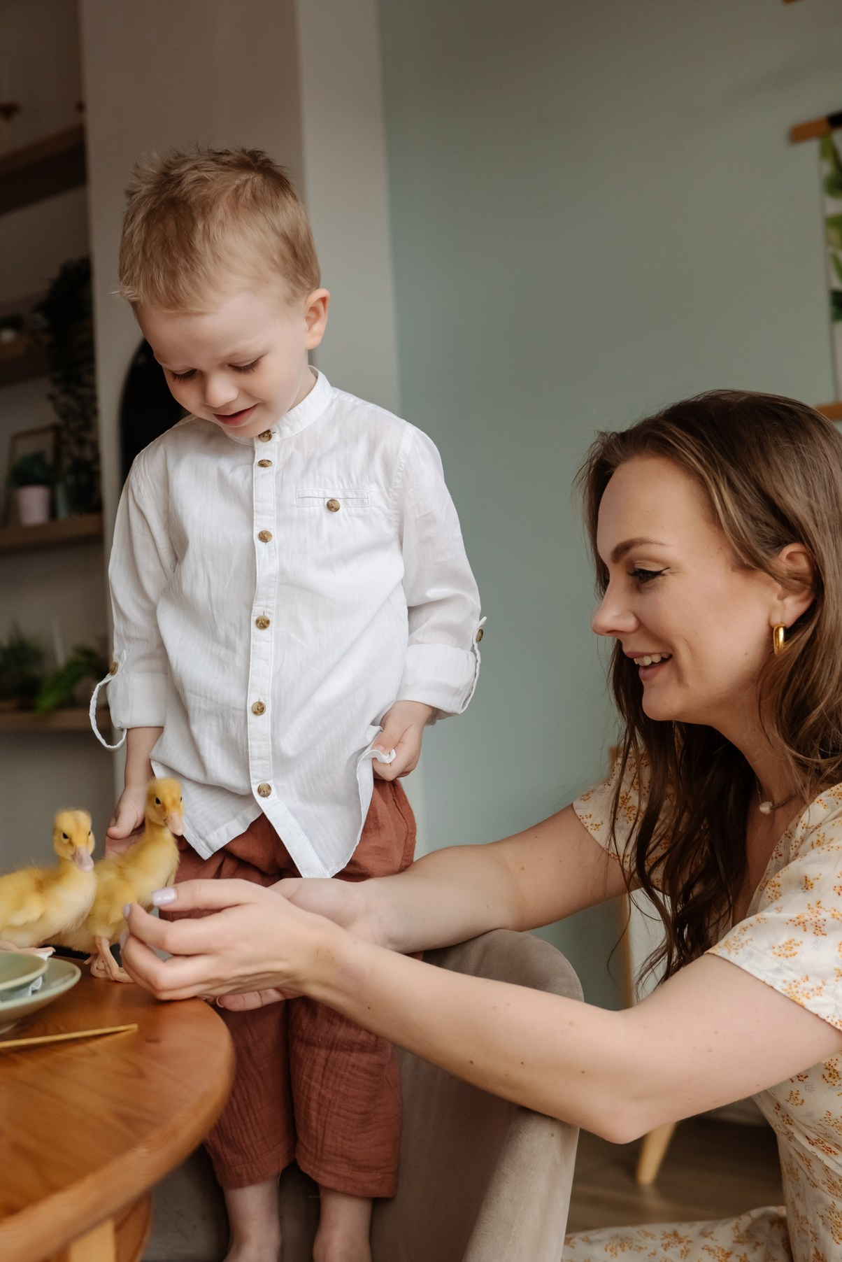 Семейная. Пасха с цыплятами. Свадебный и сеейный фотограф в Санкт-Петербурге Елена Худякова