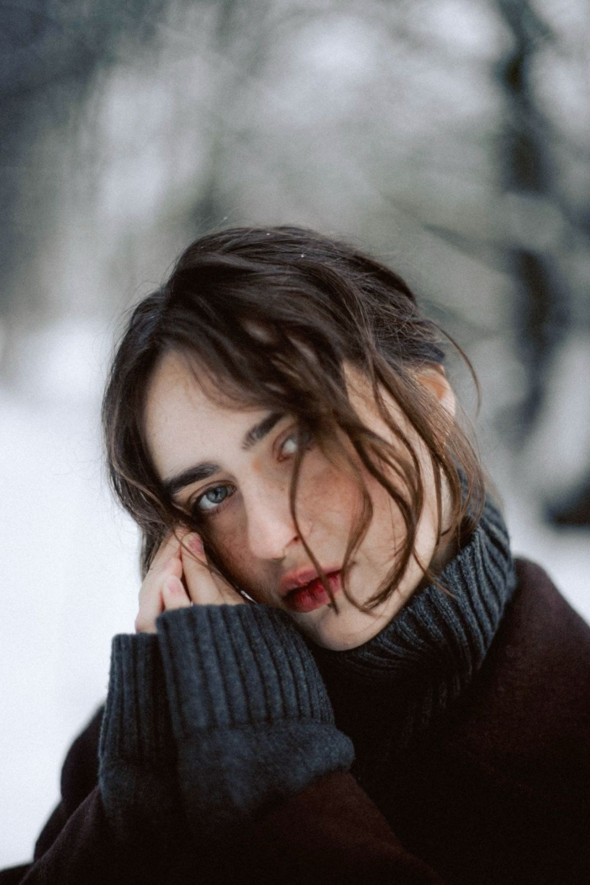 Зимняя в лесу. Александра Мельниченко/ Бегающий фотограф