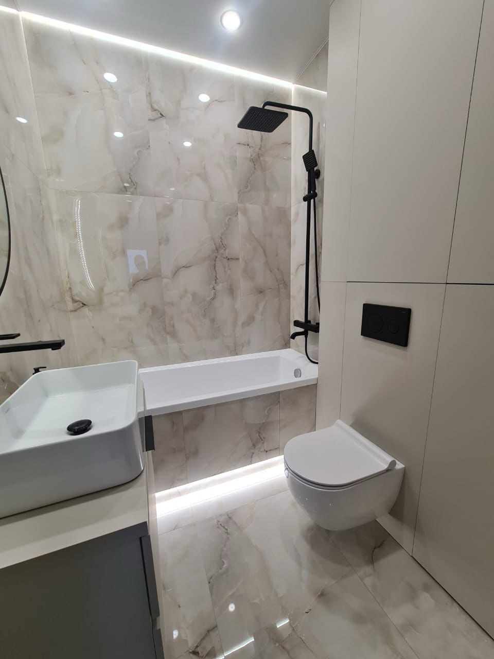 Примеры работ по дизайну ванных нашей студии. Дизайн-интерьера