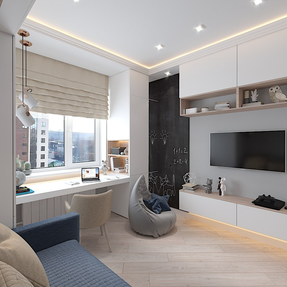 Комната мальчика. Студия дизайна FishkaRom в Краснодаре и по всей России