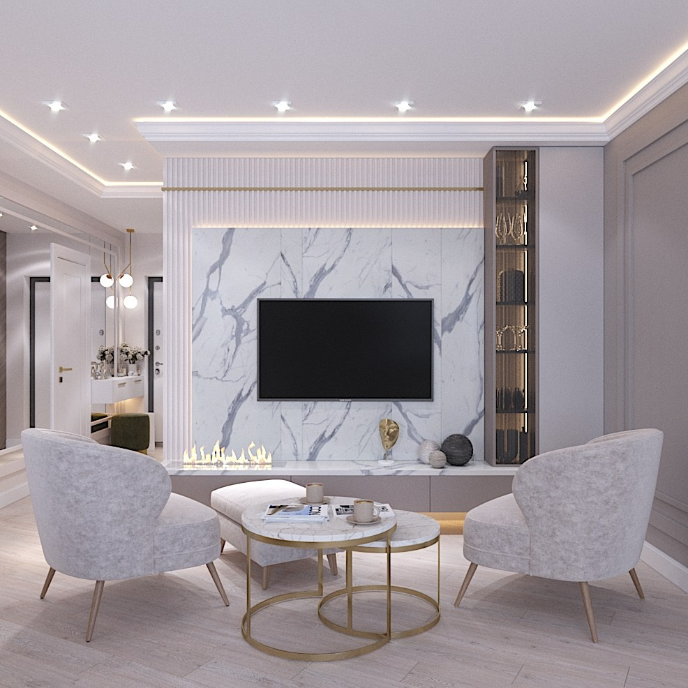 Квартира в центре города. Студия интерьерной визуализации и дизайна FishkaRom в Краснодаре и по всей России