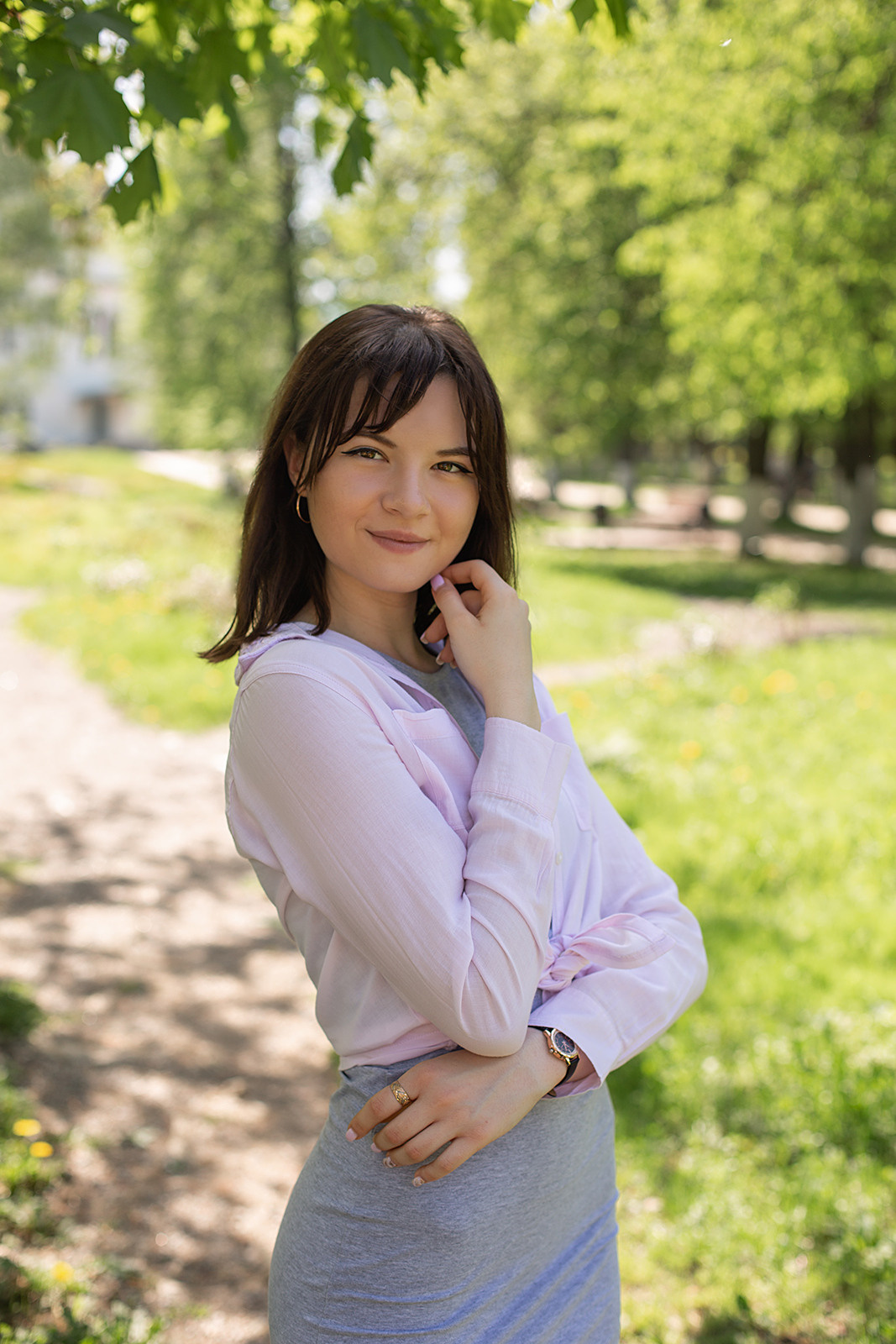 Ксюша яблоневый сад. Фотограф Дмитров. Москва