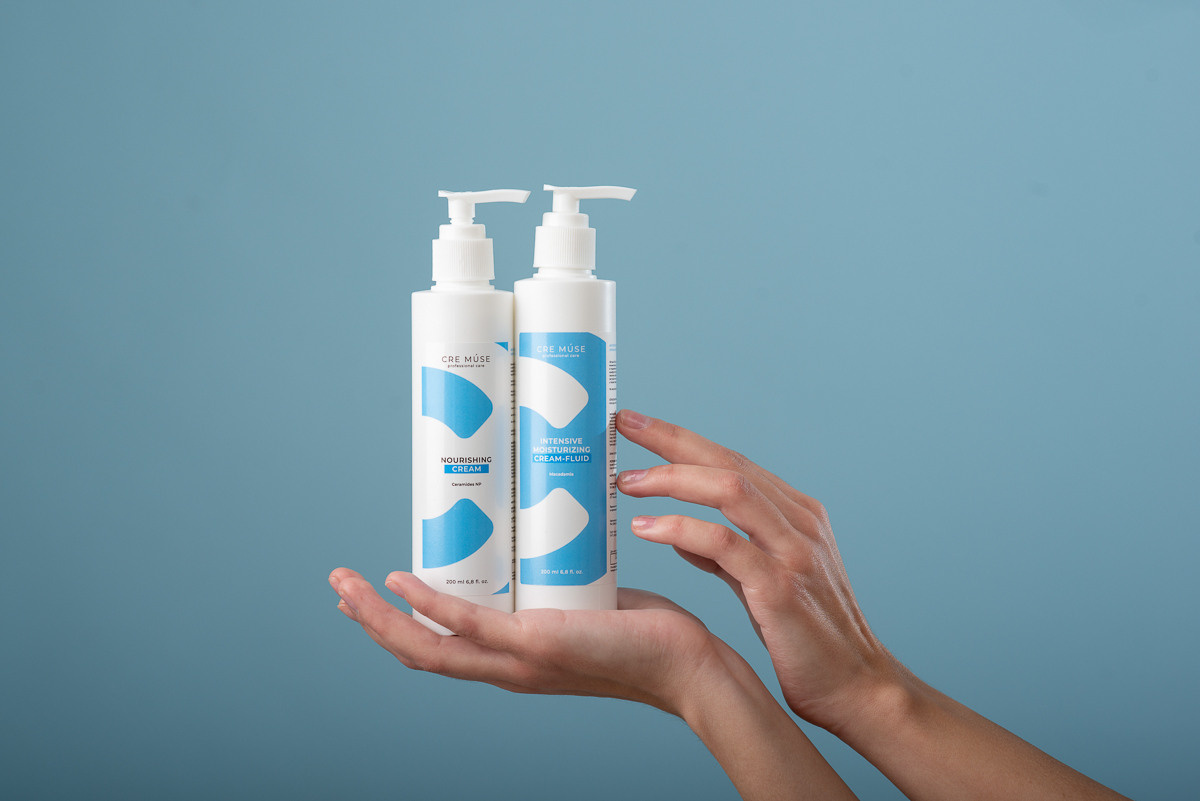 профессиональная предметная съемка в студии косметика с моделью Ульяновск