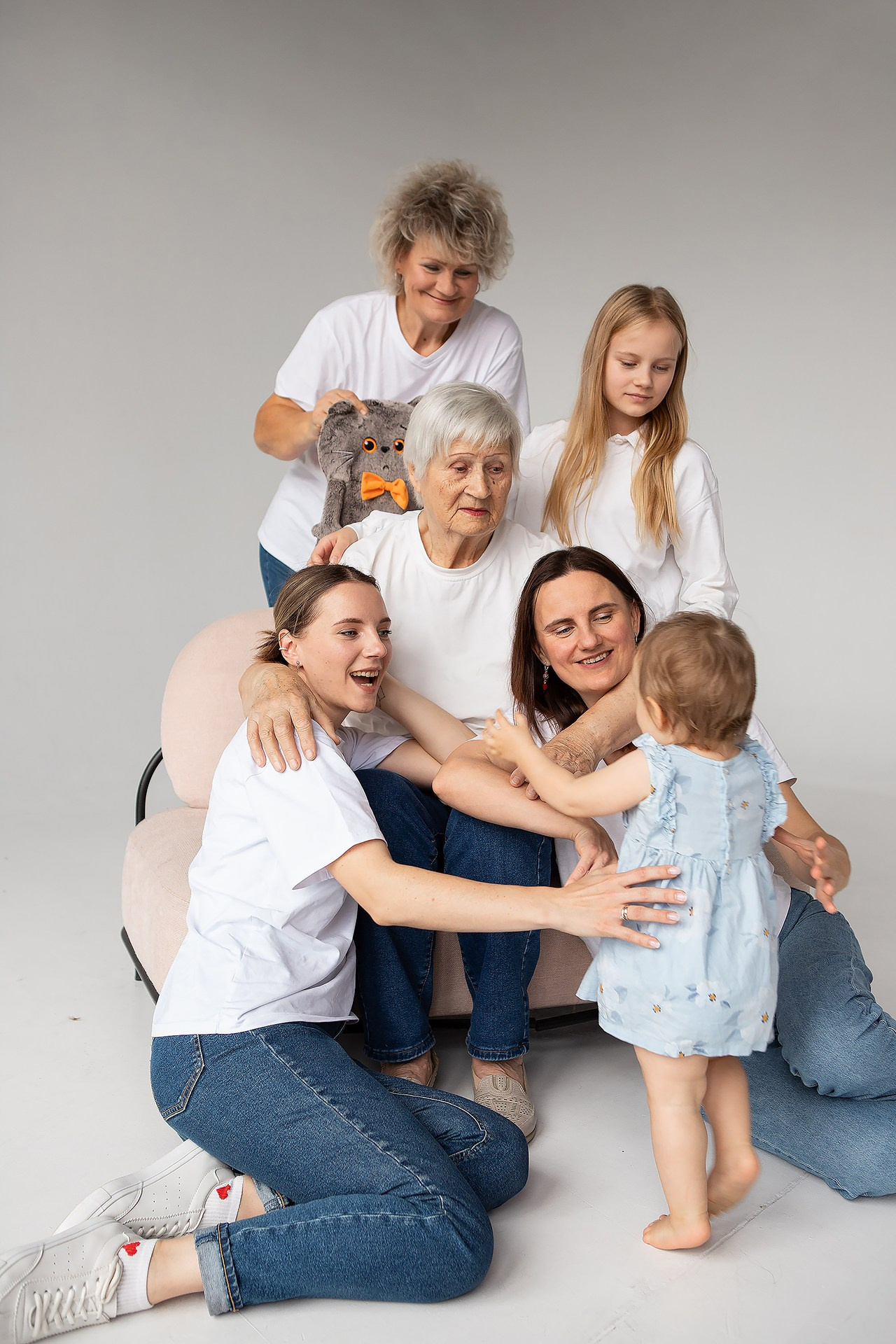 4 поколения женщин. Семейный и контент- фотограф Анна Уткина, Электросталь, Ногинск