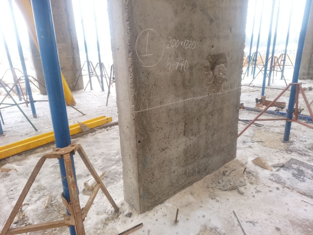 Projects. Ultrasonic Pulse Echo and GPR inspection of concrete and reinforced concrete structures