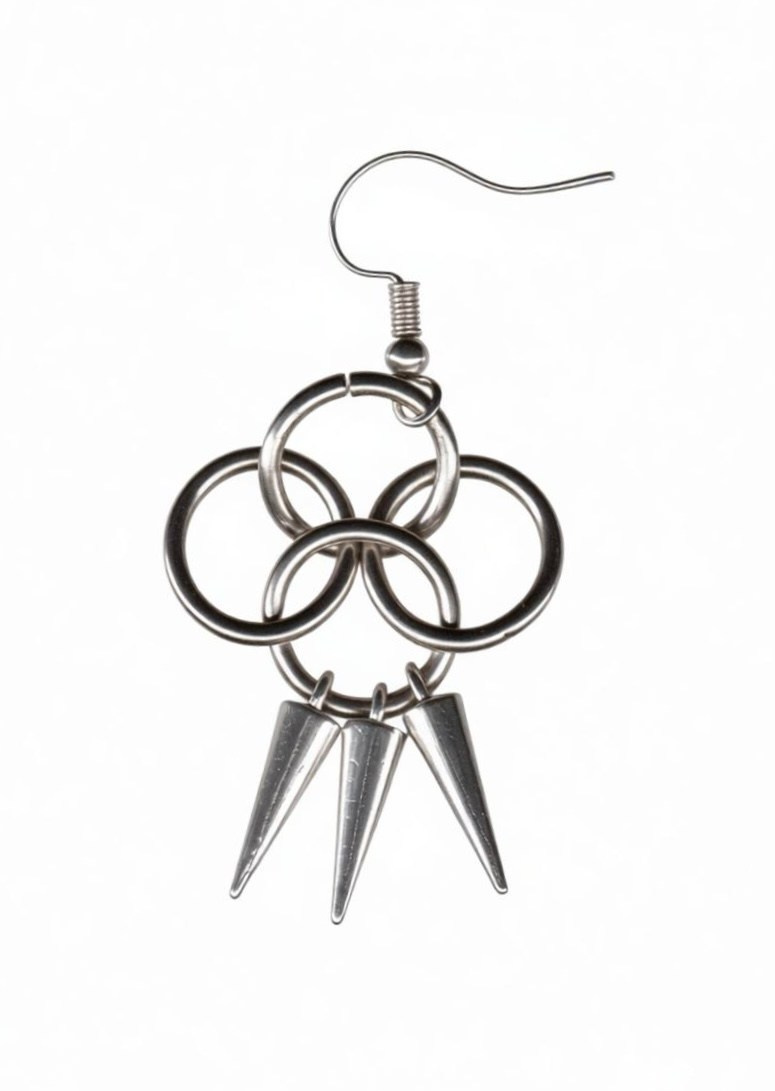 Сережки из кольчуги. Украшения из кольчуги в Москве Соня Спросонья