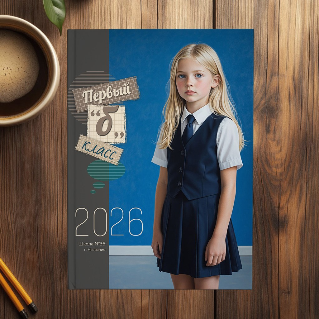 Выпускной альбом для начальной и&nbsp;старшей школы №1019, medlori fotobook, фотограф Медведева Лариса Липецк