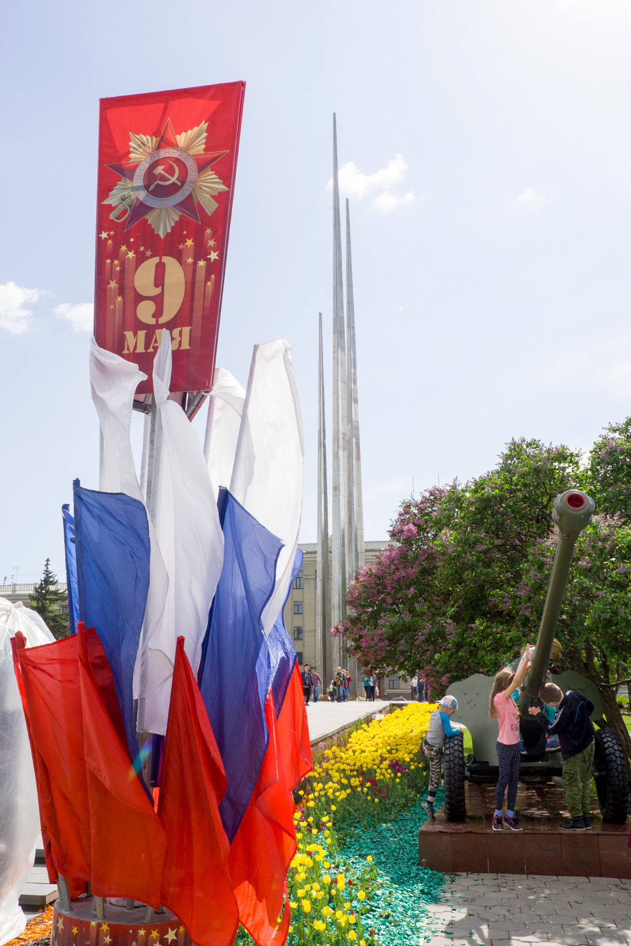 Мемориал «Три Штыка» на «Площади Победы» в г. Тула. Фотограф в Туле Крупский АнДРей. Фотостудия «КАДР71» в Туле