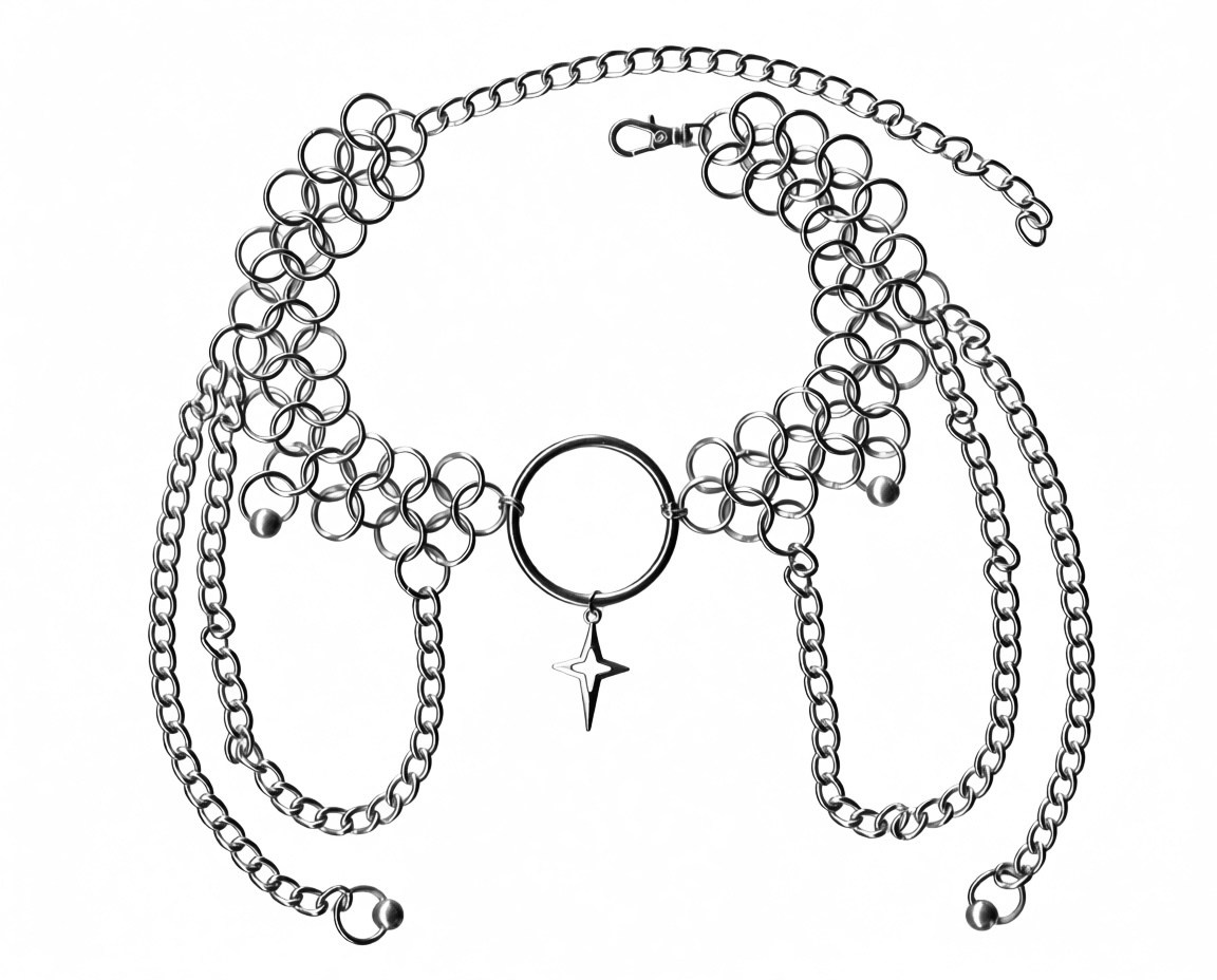 Чокеры из кольчуги. Украшения из кольчуги в Москве Соня Спросонья