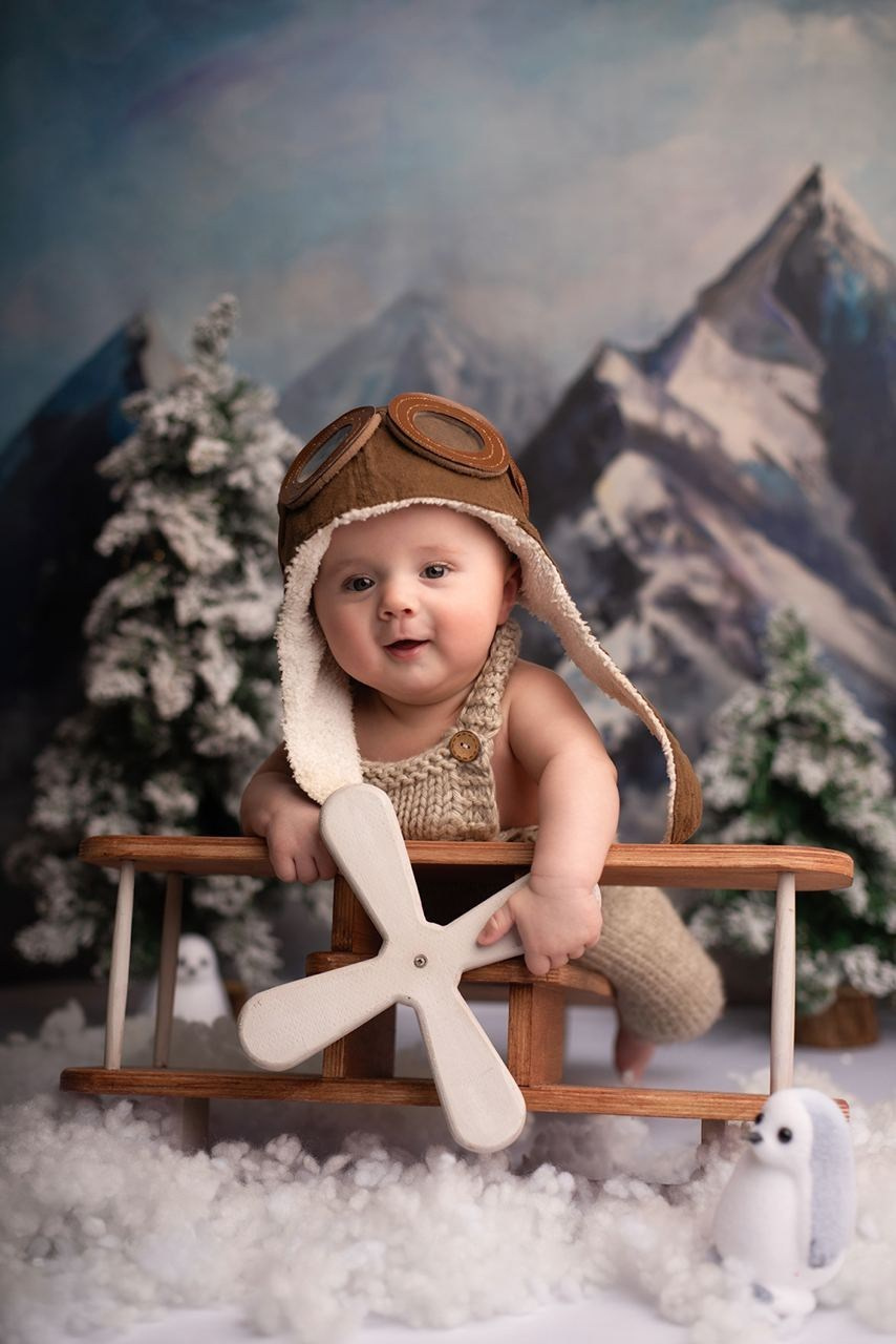 Малыши 2-4мес (не сидят). Семейный, детский фотограф в Москве Дегтярева Анастасия