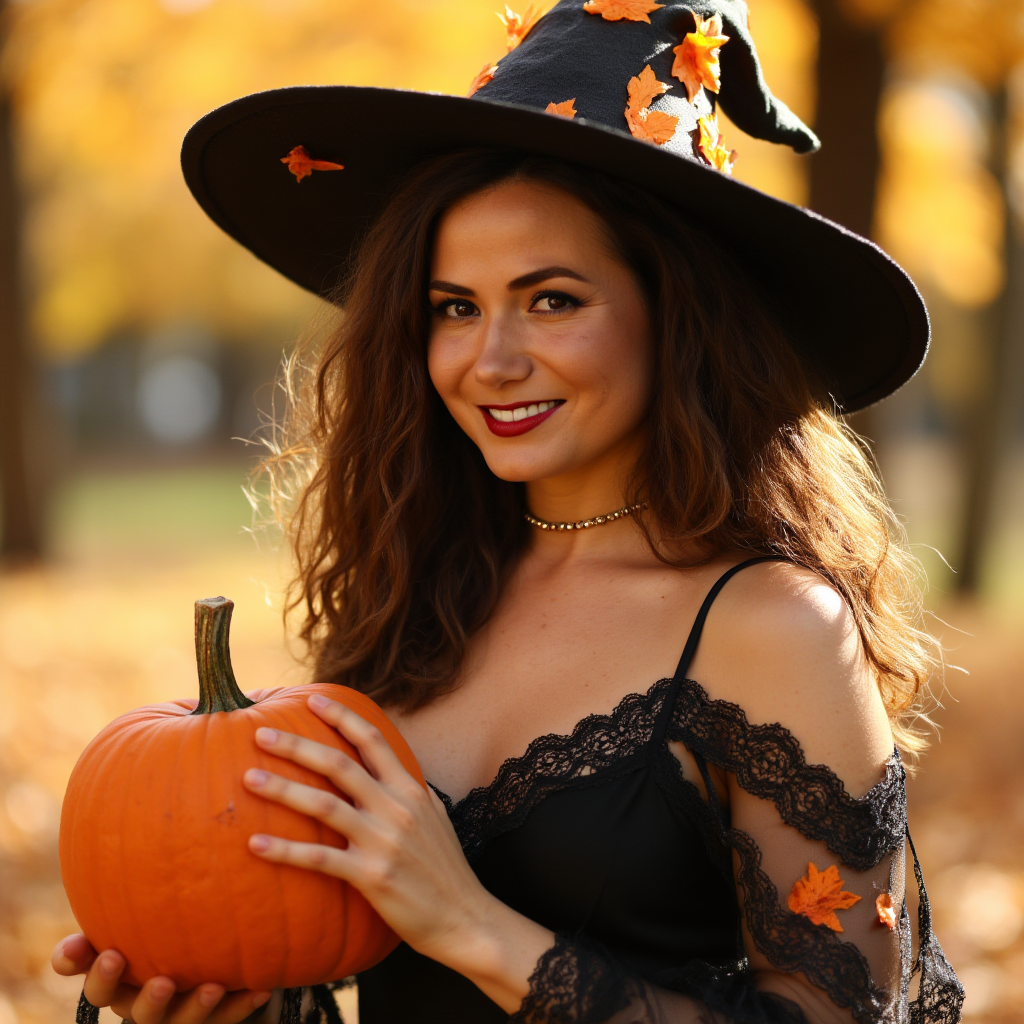 Осенняя фотосессия. AI-фотограф — Ольга Герман. Нейрофотосессии, уникальные цифровые портреты и образы будущего