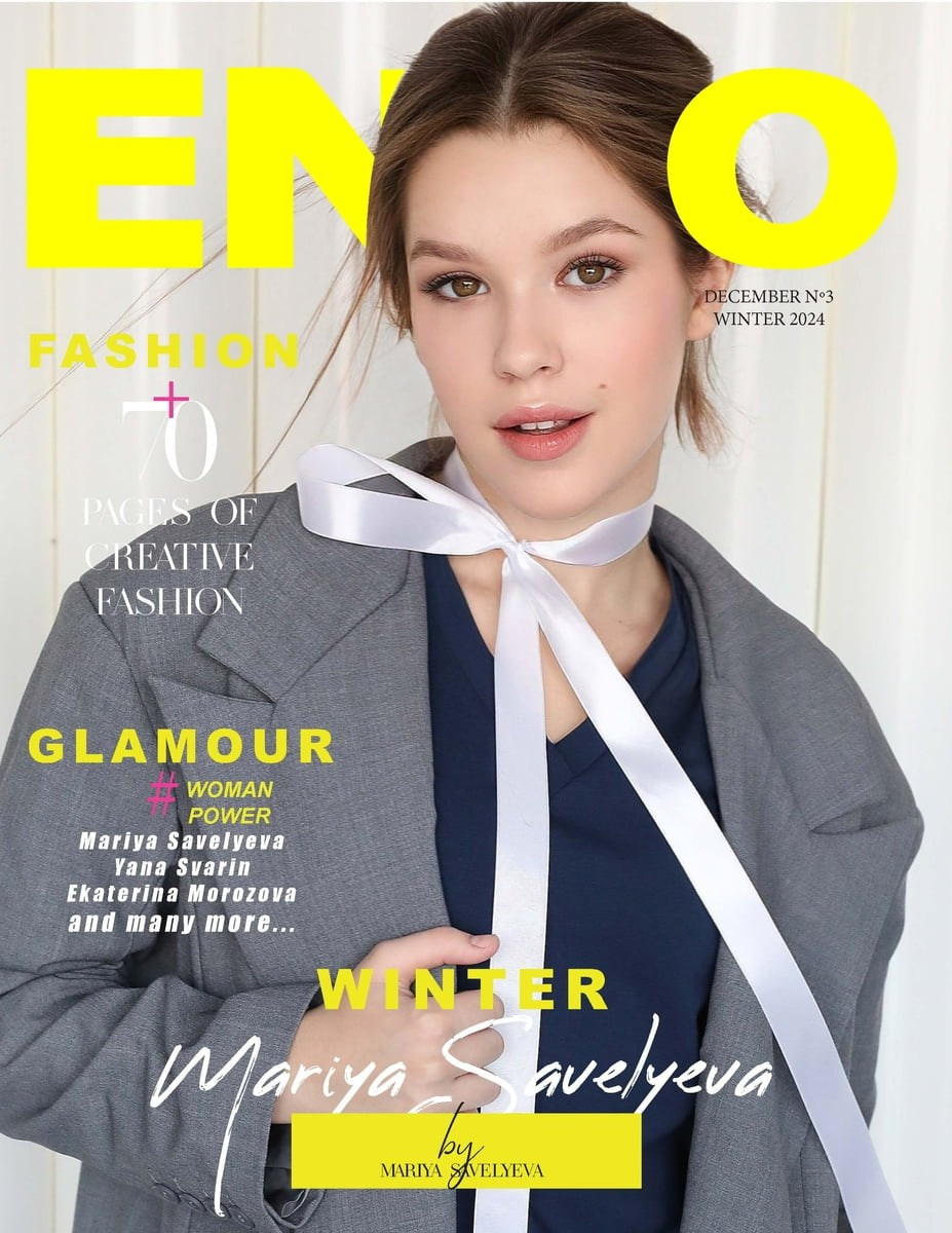 Моя работа на обложке итальянского издания ENZO Magazine. Стилист Анастасия Рашевская