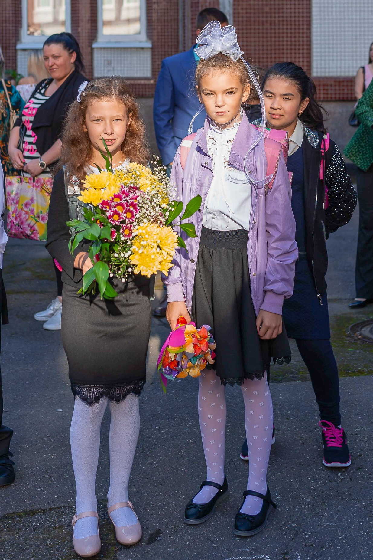 Линейка 1 сентября. Свадебный и Репортажный фотограф в Санкт-Петербурге