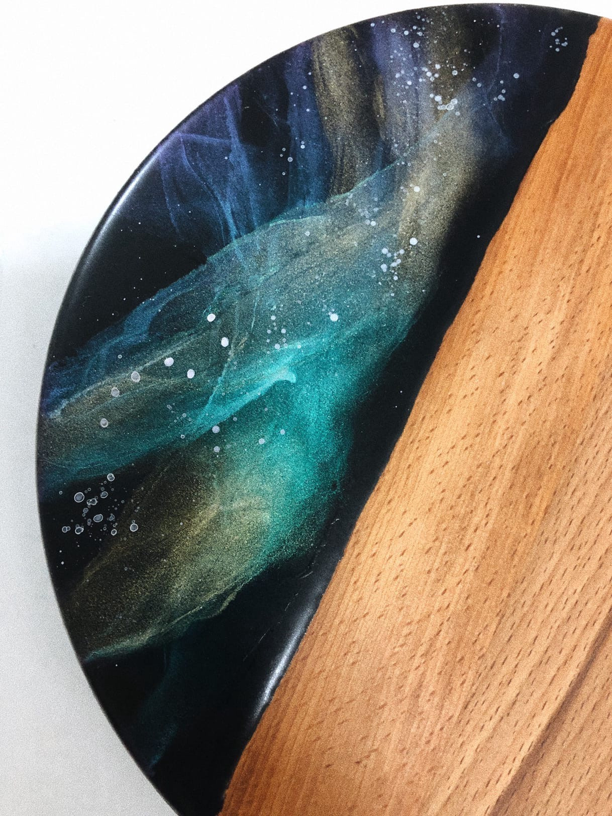 Спиртовые чернила. Seatales — эпоксидная смола и спиртовые чернила